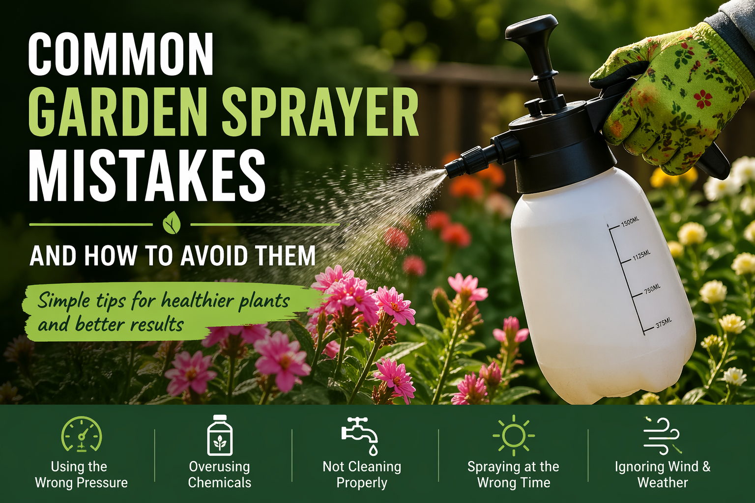 Common Garden Sprayer Mistakes and How to Avoid Them