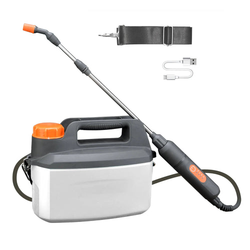 1 Gallon Electric Garden Sprayer 4000mAh Telescopic Wand USB-C Rechargeable Jumpsub