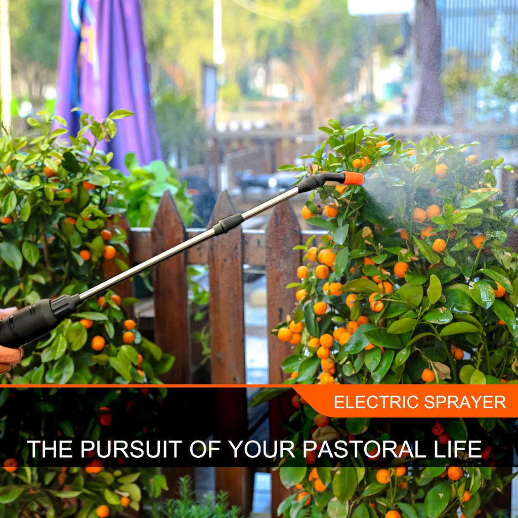 1 Gallon Electric Garden Sprayer 4000mAh Telescopic Wand USB-C Rechargeable Jumpsub
