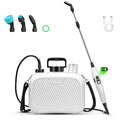 2 Gallon Electric Garden Sprayer Ergonomic Handle 3 Nozzles USB Rechargeable 2200mAh Jumpsub